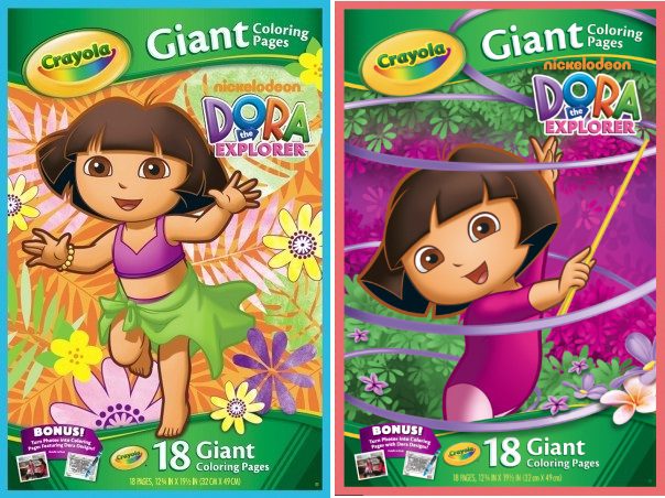 baby dora the explorer coloring pages