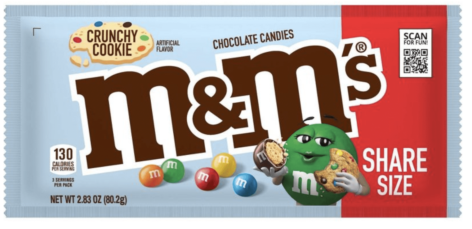 M&Ms Crunchy Cookie Candies Share Size 2.83oz : Snacks fast delivery by App  or Online
