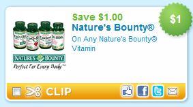 Nature s Bounty Vitamin Printable Coupon Koupon Karen