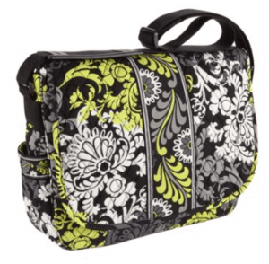 vera bradley frill messenger bag