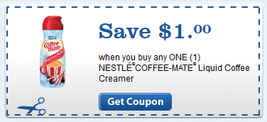 Coffee-Mate Creamer only $.50 each at Wagreens