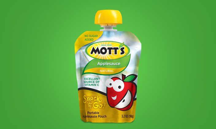 Mott’s Snack & Go Applesauce Pouch only $1.40 at Walmart!