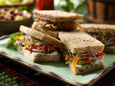 Healthy On-The-Go Finger Sandwiches with Arnold Breads