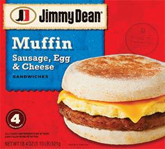 Jimmy Dean Breakfast Sandwichs only $5.22 at Walmart - Koupon Karen