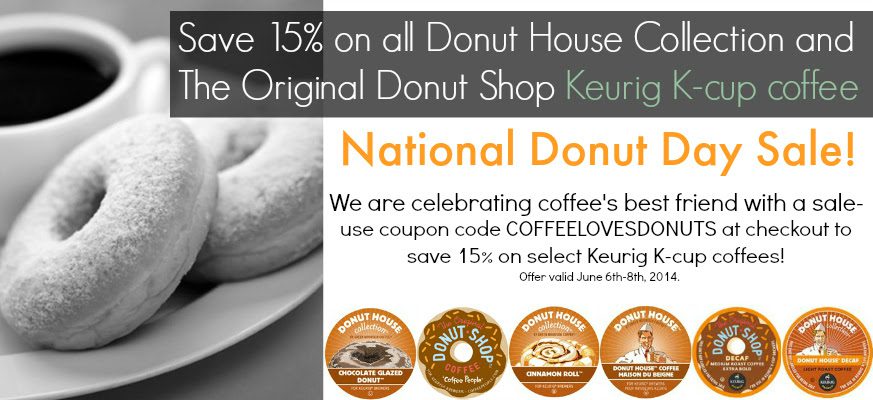 National Donut Day Coffee Sale