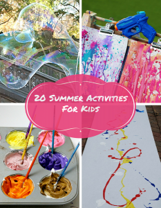 Try these summer activities to keep kids active!