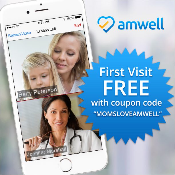 Amwell Makes Going To The Doctor Painless Momsloveamwell Koupon Karen