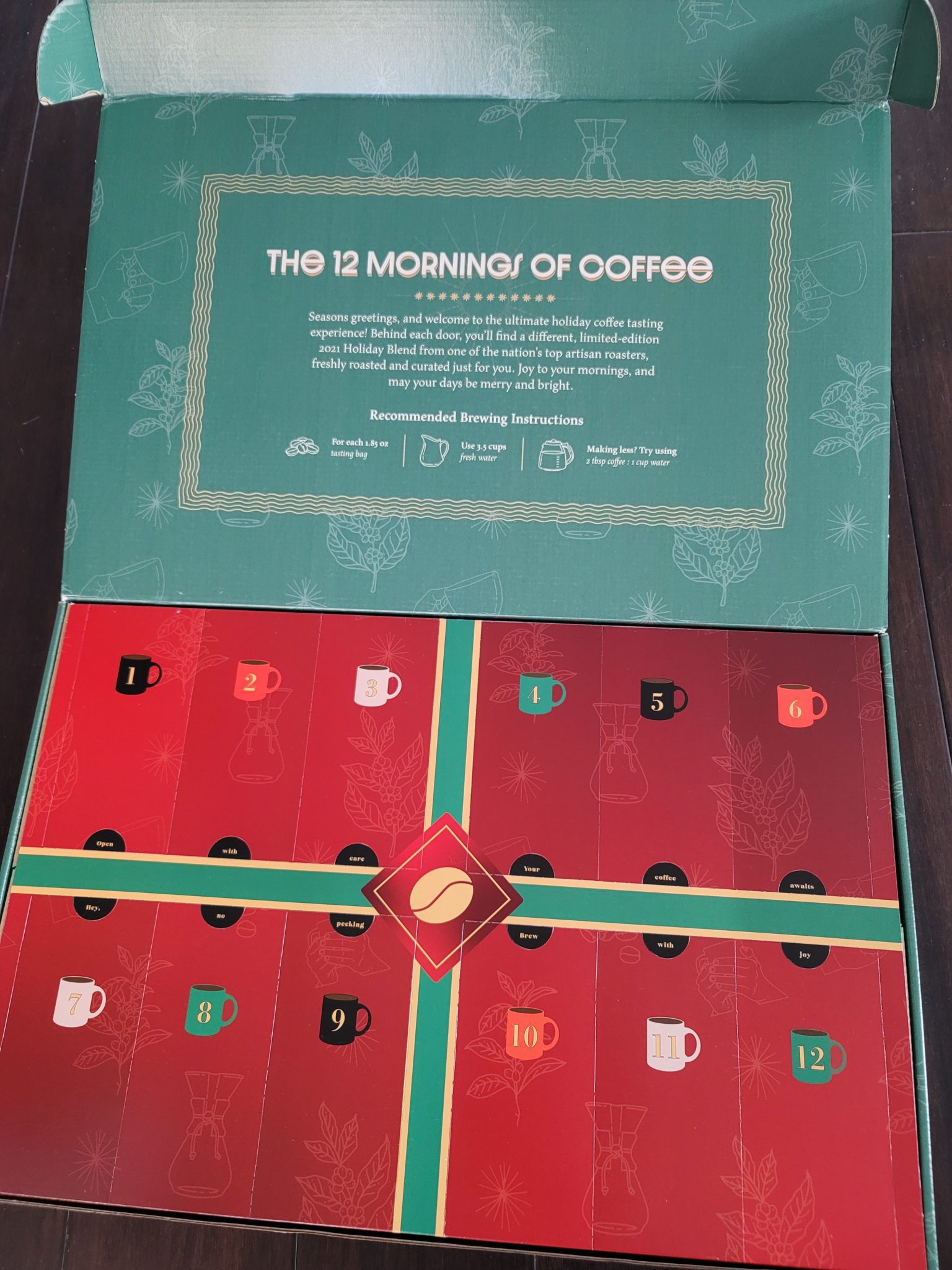 12 Mornings of Coffee Advent Calendar Koupon Karen