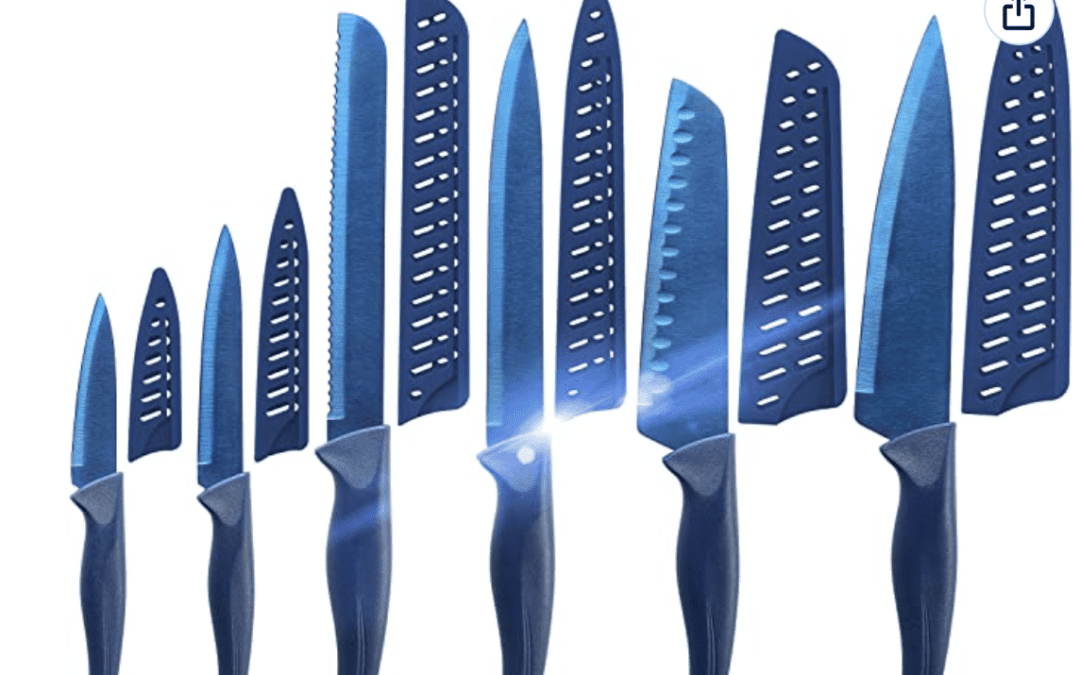 6 Piece Kitchen Knife Set for only $12.40 shipped – Save 80% off with the Coupon Code