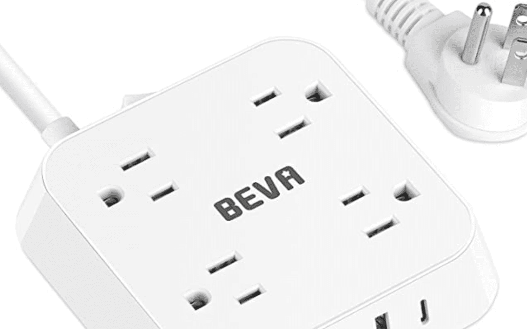 Power strip with 4 USB hookups for $9.89