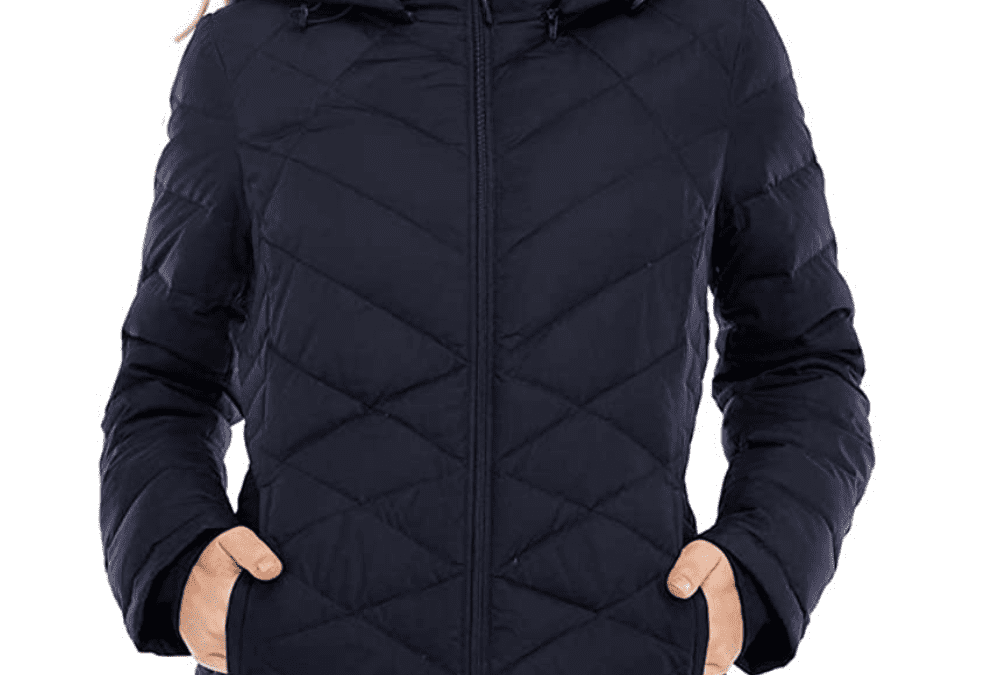 Women’s Lightweight Down Insulated Winter Jacket – 80%