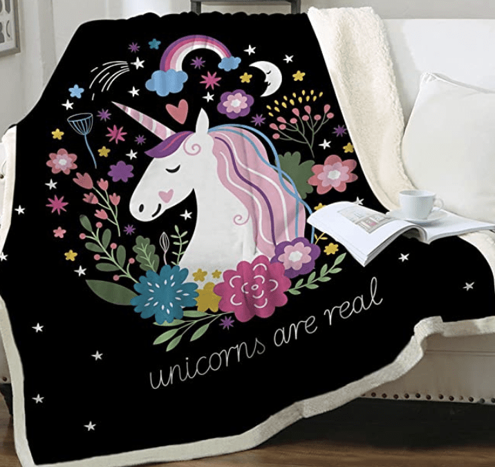 Unicorn Fleece Blanket Deal – Just $14.99