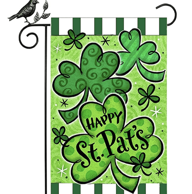 St. Patrick’s Day Garden Flag – $2.70 shipped!