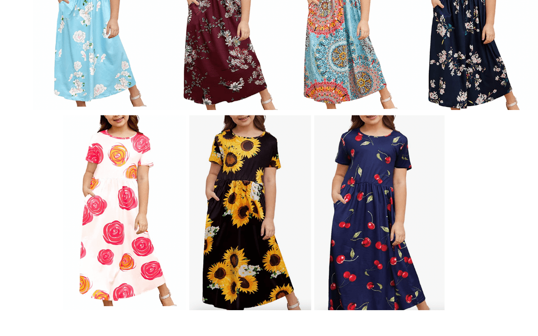 Adorable Girl’s Summer Casual Dresses – Just $12.99 shipped