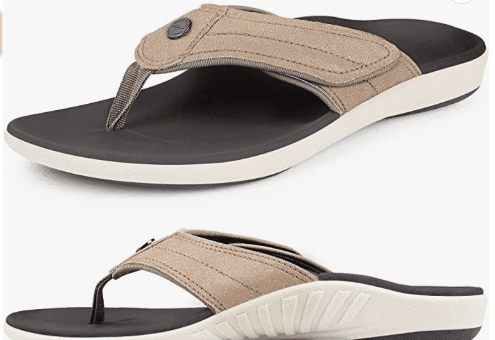 Women’s Leather Strap Flip Flops – Just $10.00 shipped!