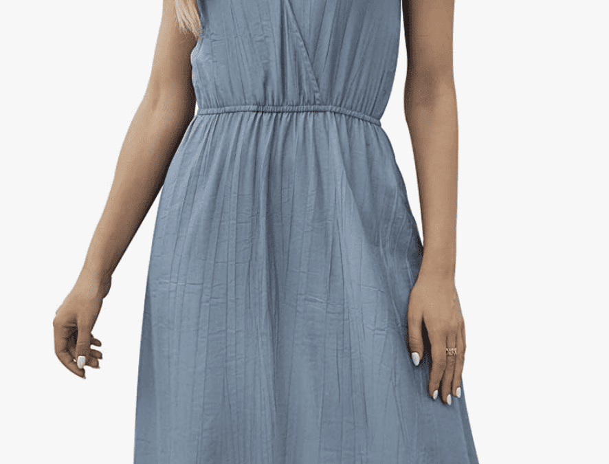 40% off – Long Summer Sleeveless Tank Dress-  Just $17.99