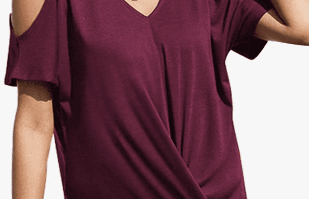 Women’s Cold Shoulder Top – Just $11.99 shipped