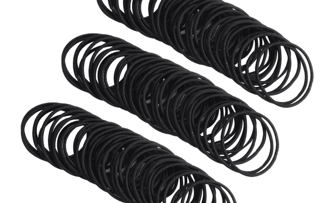 150 Black Elastic Hair Ties – $4.00 shipped!