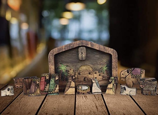 Wooden Nativity Set Puzzle for just $12.47 shipped