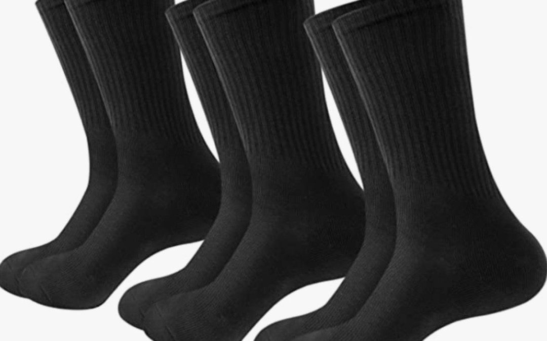 3 Pairs of Black Dress Socks for just $5.10 shipped