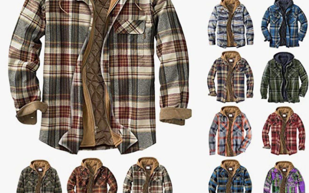 90% off Flannel Lined Hooded Jackets – Just $2.99 shipped!