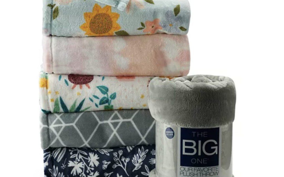 The Big One Oversized Soft Plush Throws Just $8.49 each