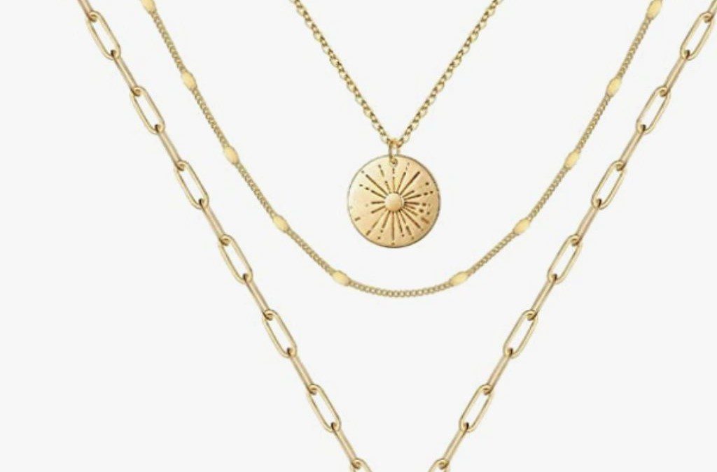 Gold Layered Initial Necklaces – Just $6.39 shipped