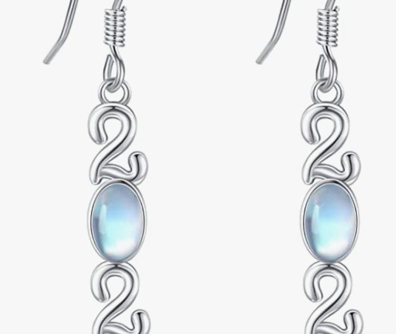 80% off 2022 Teardrop Moonstone Earrings –  Just $5.40 shipped!