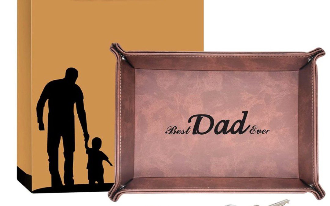 Leather Valet Tray for Dad – Just $8.99 shipped