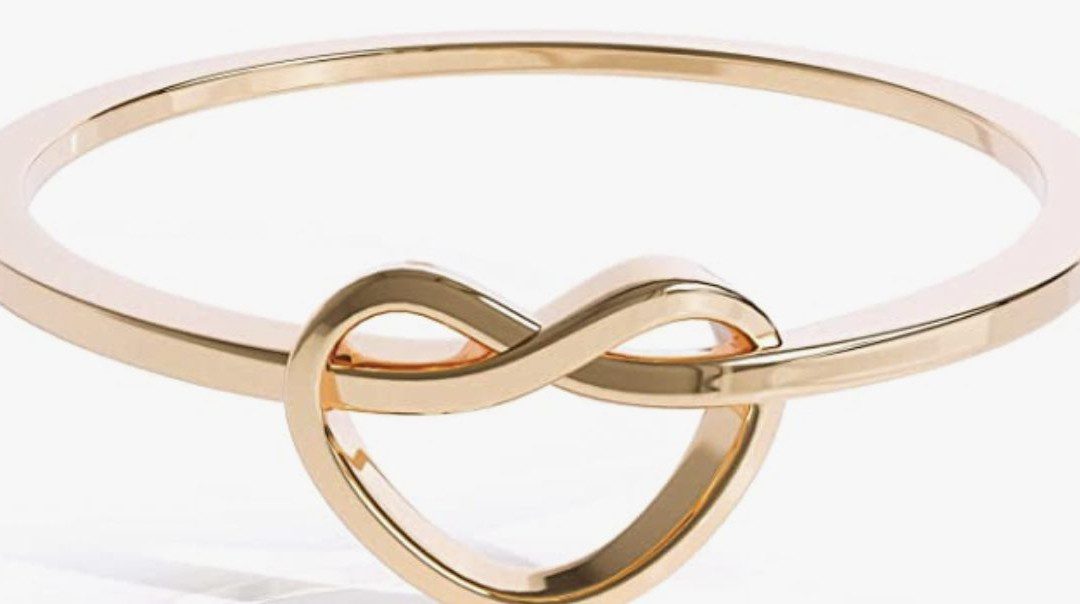 80% off Rose Gold Heart Ring – Just $9.80