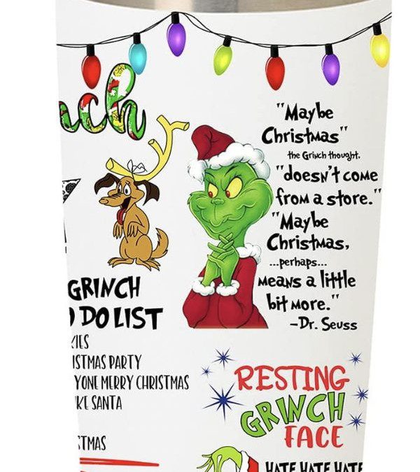 20 oz Grinch Christmas Tumbler – Just $16.19 shipped