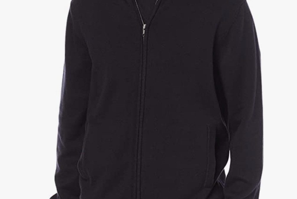 Amazon Essentials Men’s Full-Zip Cotton Sweater – Just $13.60