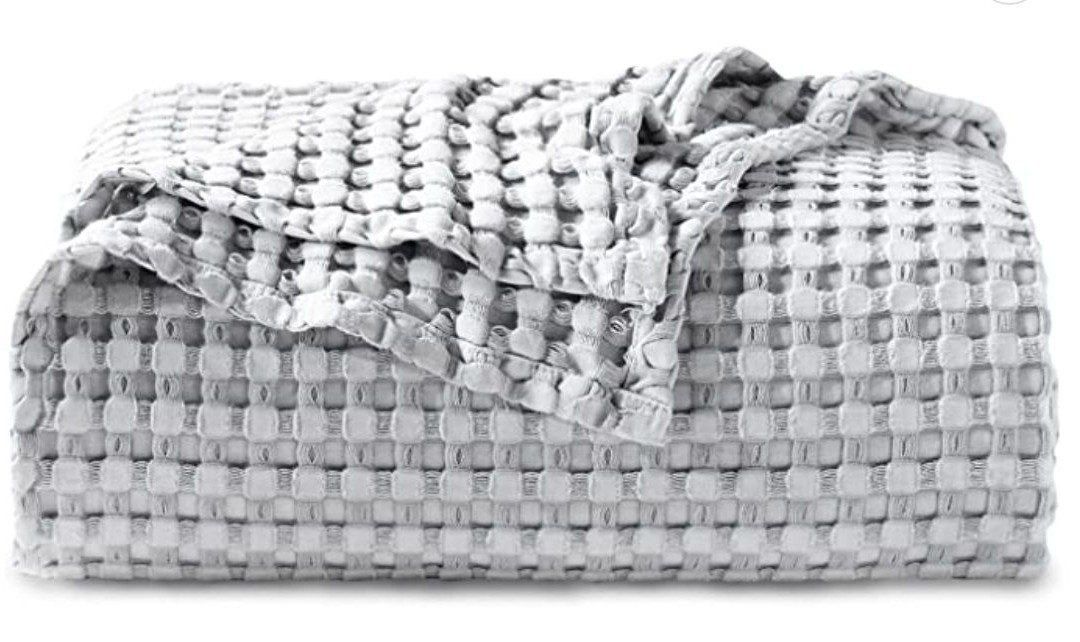 Cotton Waffle Weave Queen Blanket – Just $36.79 shipped