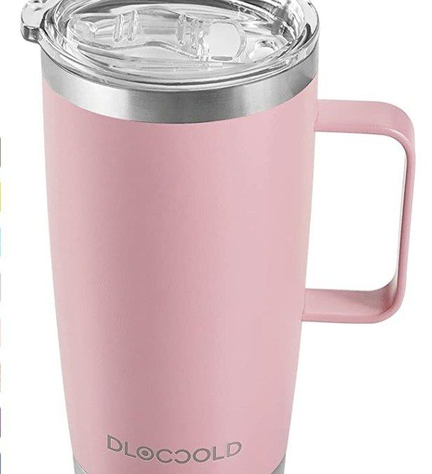 20 oz Stainless Steel Insulated Coffee Mug with Handle – As Low as $13.48 shipped