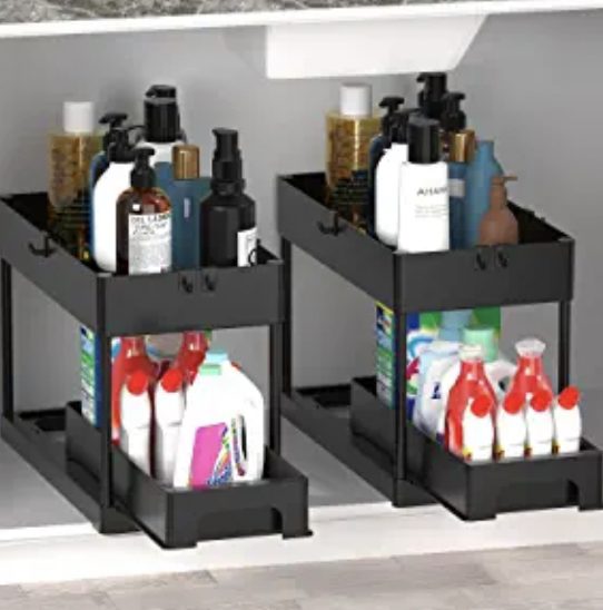 2 pack of Under the Sink Organizers – $19.99 shipped