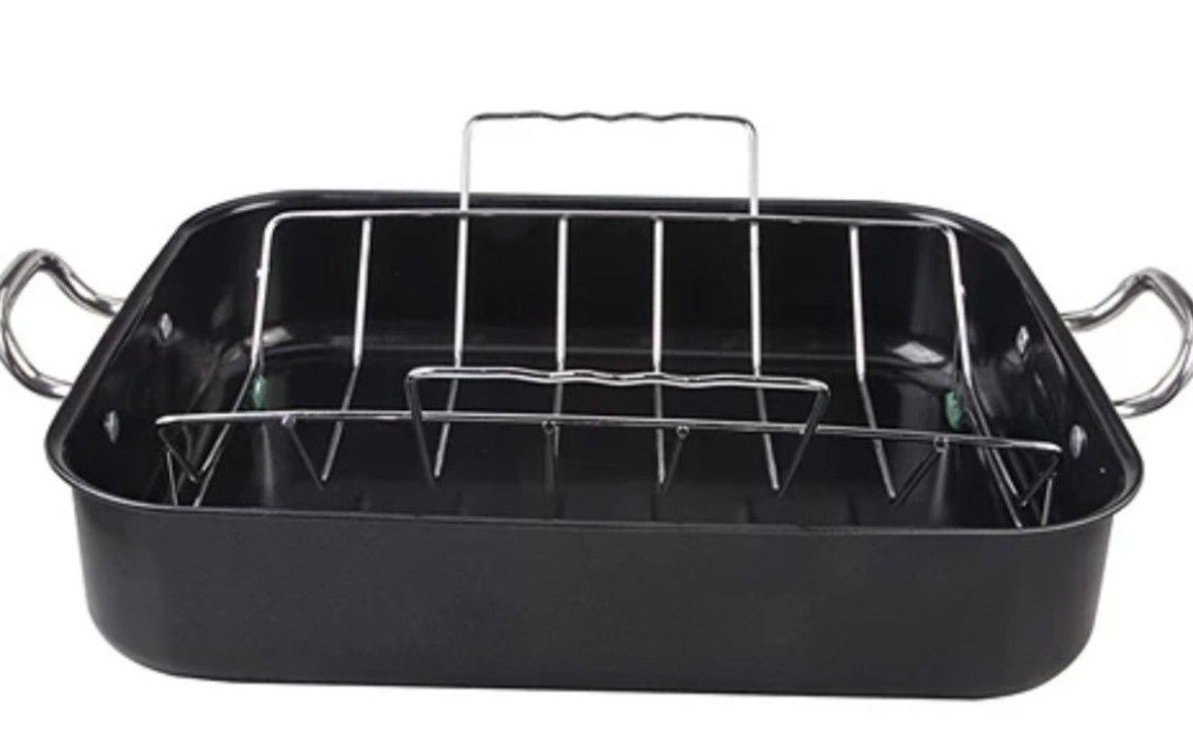 Cooks Aluminum Roasting Pan with Rack – $9.89 (Reg. $60)