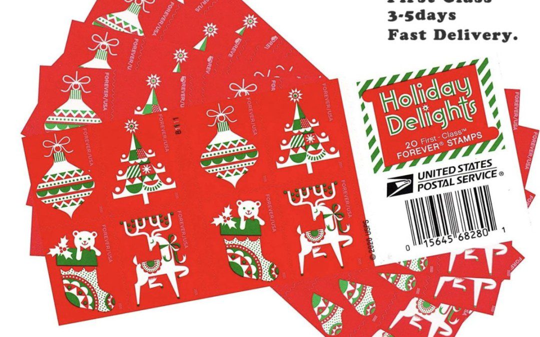 **HOT Deal** Holiday Postage Stamps – 100 Forever Stamps – Just $39.95 shipped!