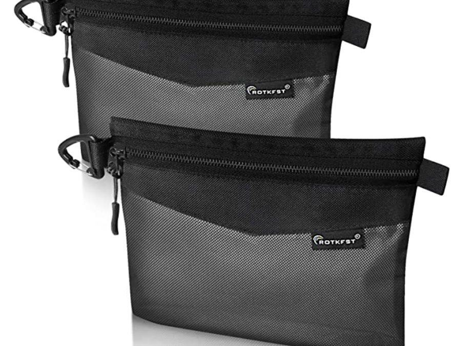 Zipper Pouches for Travel, Toiletries, or Large Bags – As low as $8.99 shipped!