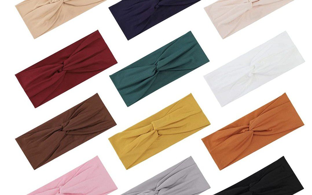 12 Piece Stretchy Headbands – Assorted Colors – Just $6.99 shipped on Amazon!