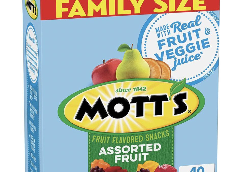 Family Size Mott’s Fruit Flavored Snacks (40 count) – Just $5.55 shipped!