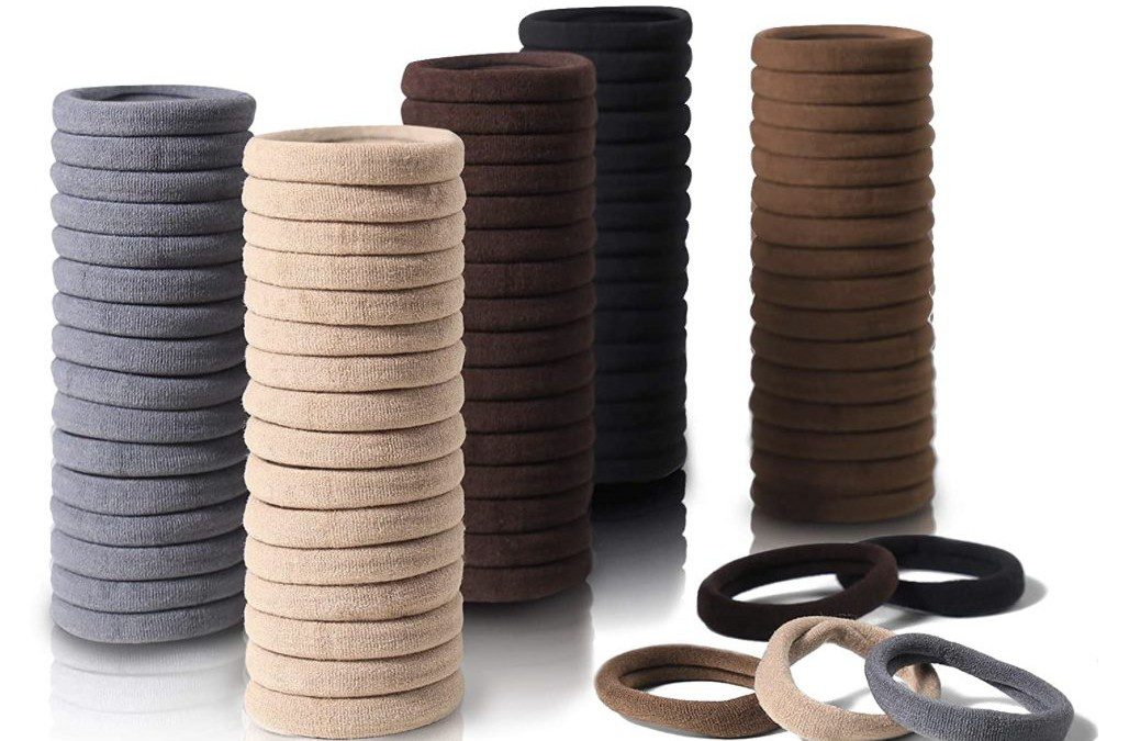 100 Pcs Thick Seamless Brown Hair Ties – $3.49 shipped!