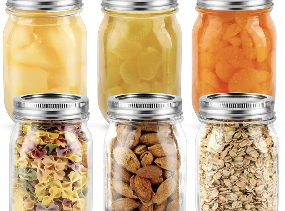 6 Pack Mason Jars (16 oz) – Just $9.99 shipped!