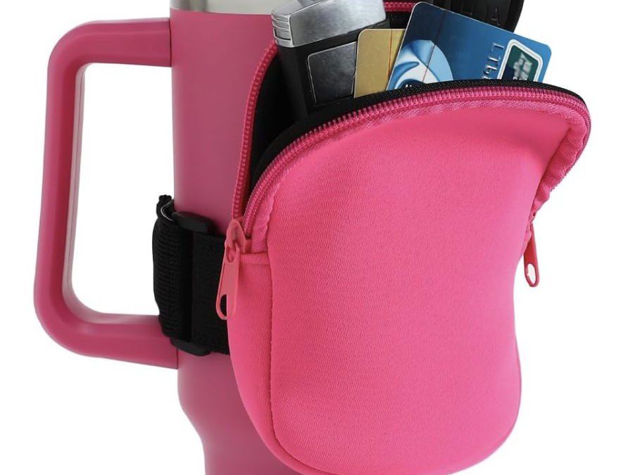 Water Bottle Zip Pocket Pouch – $8.49 shipped! {Comes in Different Colors!}