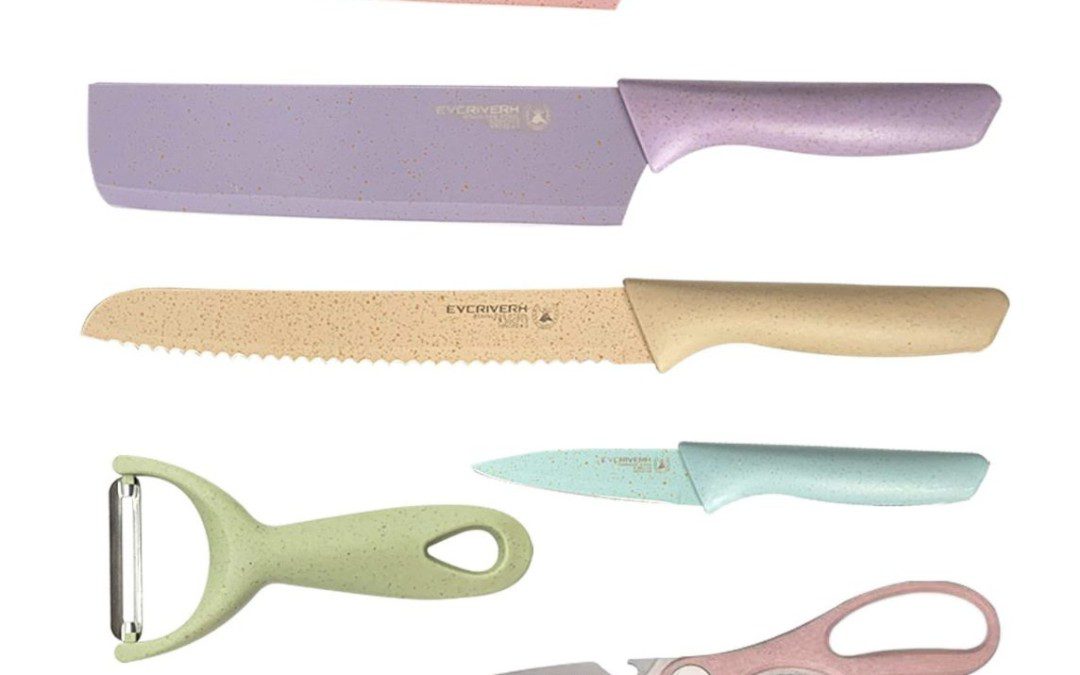 Colorful Kitchen Knives Set – $12.99 shipped!