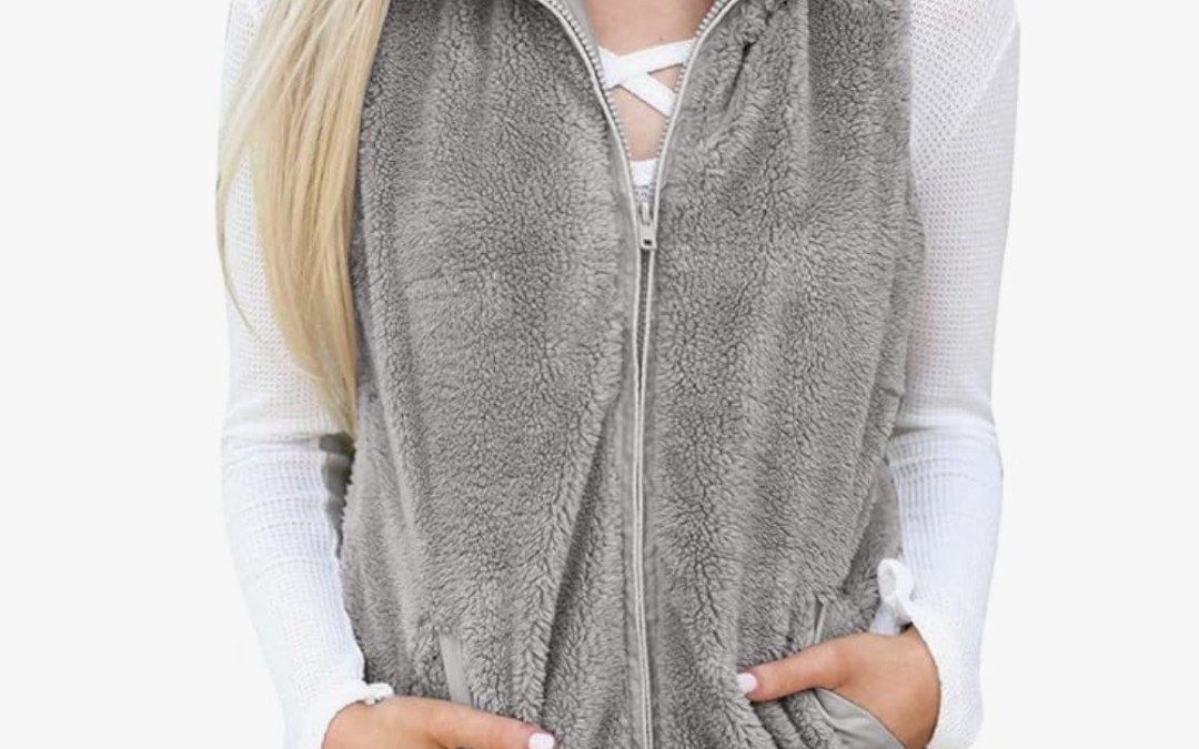 Over 55% off Lightweight Warm Zipper Vest – Just $17.99 shipped!