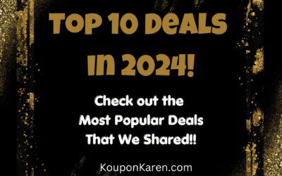 Top 10 Amazon Deals of 2024 – Koupon Karen Reader Favorites + 17 Years of Sharing Deals